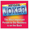 Nevada License Plate Hand Mirror (2.5" x 2.5")